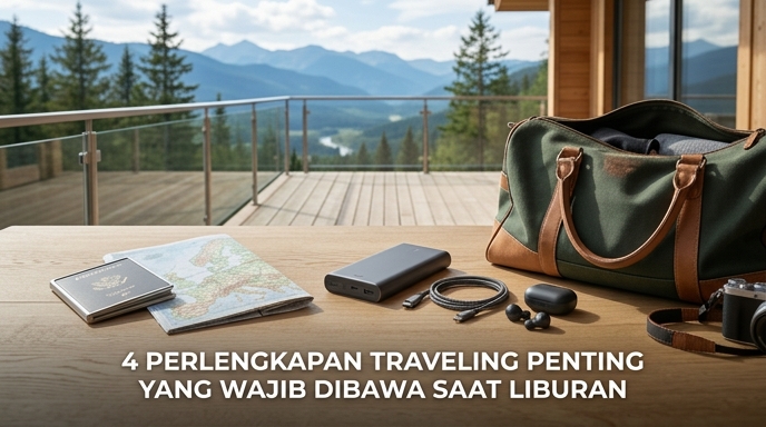 4 Perlengkapan Traveling Penting Yang Wajib Dibawa Saat Liburan