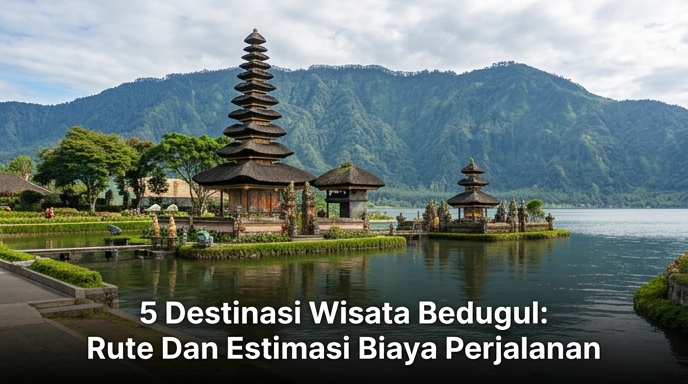 5 Destinasi Wisata Bedugul: Rute Dan Estimasi Biaya Perjalanan