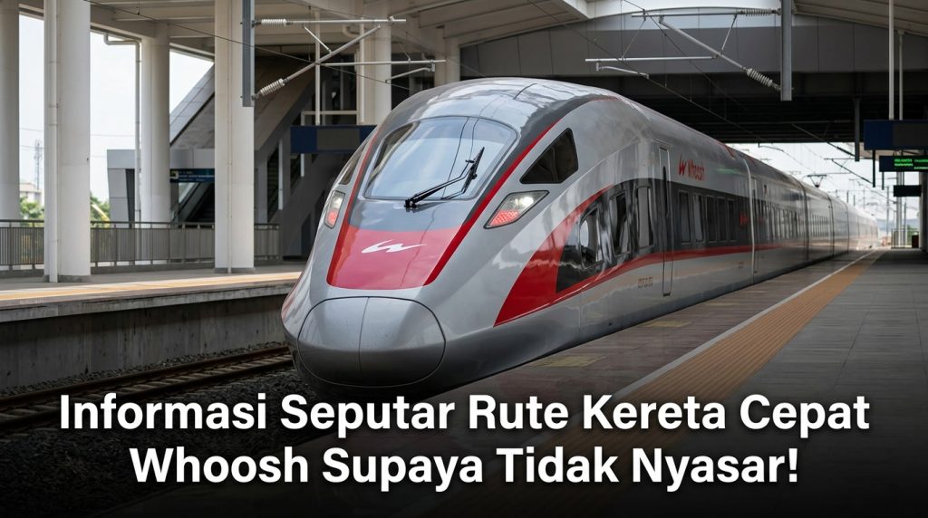 Informasi Seputar Rute Kereta Cepat Whoosh Supaya Tidak Nyasar!